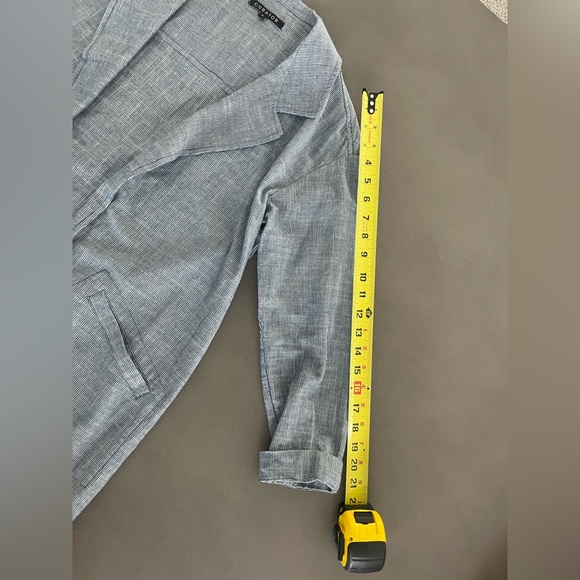 Curator Lightweight Blue Light Stripe Blazer - Picture 6 of 9